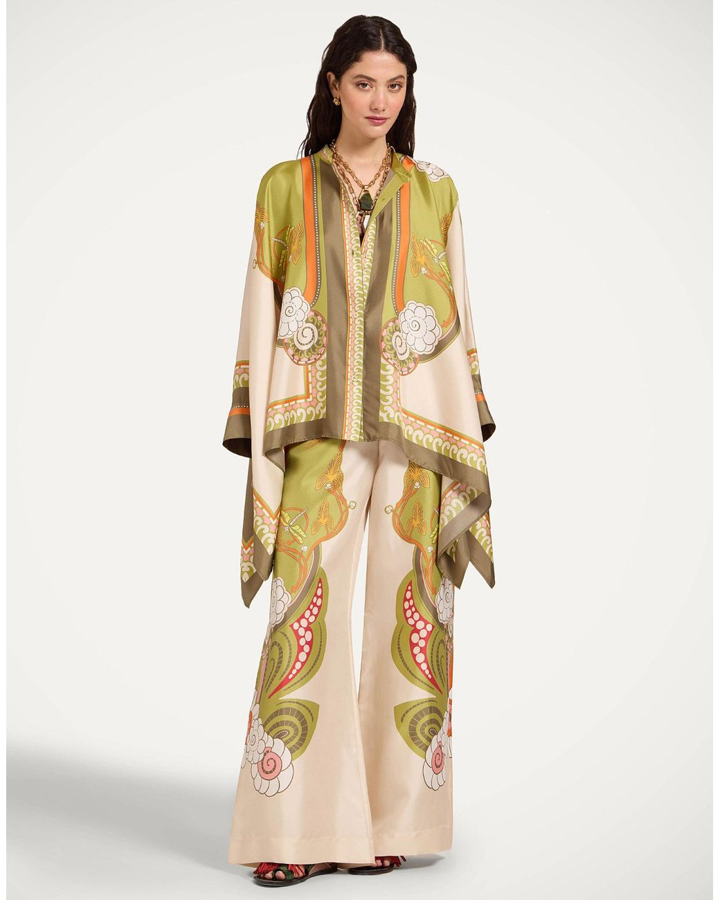 LaDoubleJ Metallic Foulard Shirt