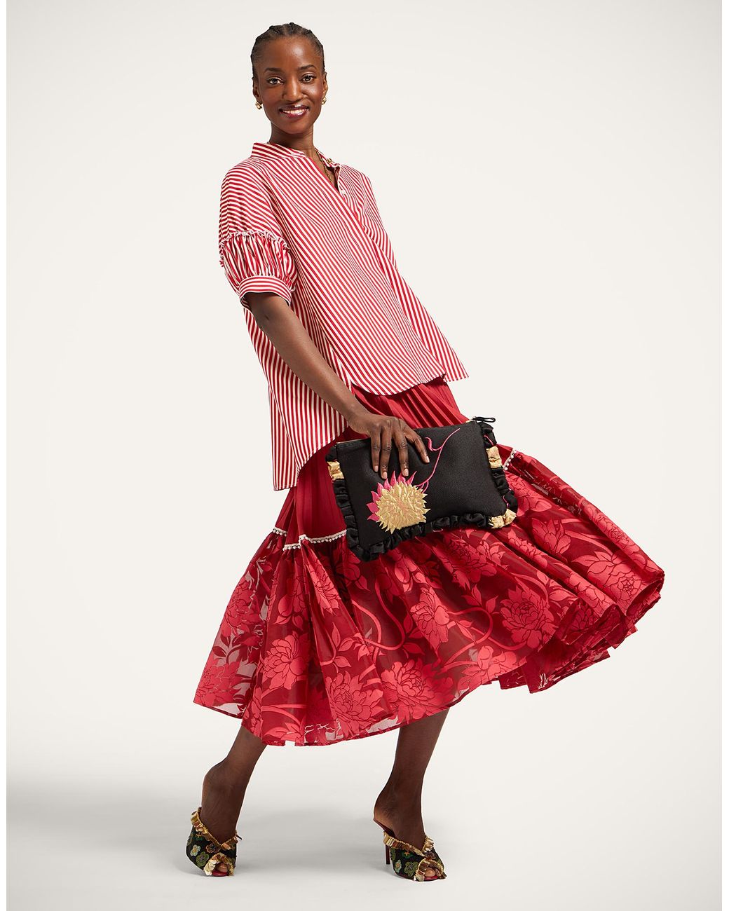LaDoubleJ Red Countess Skirt