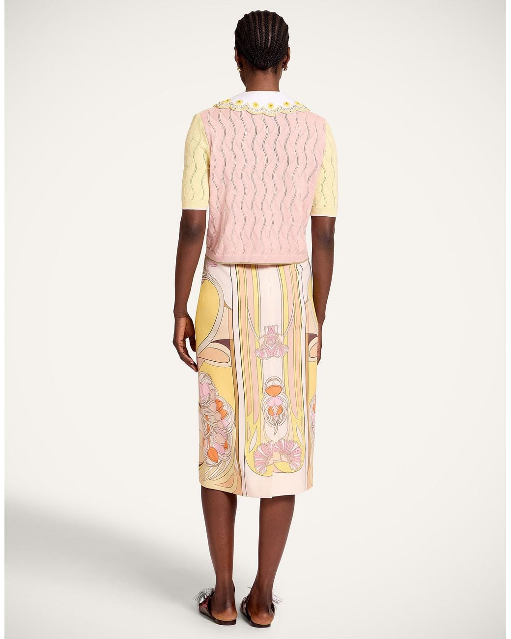 LaDoubleJ Natural Pencil Skirt