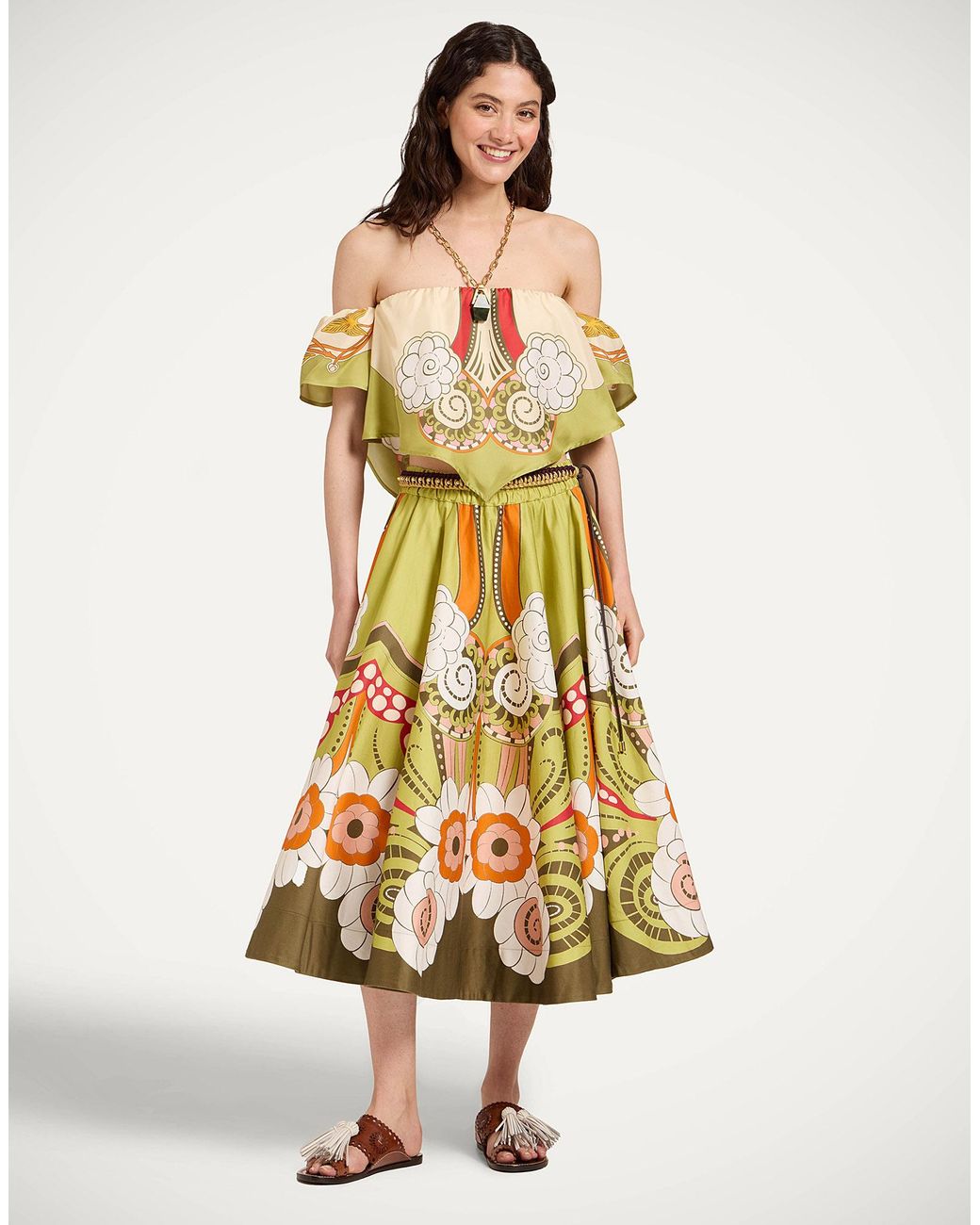 LaDoubleJ Yellow Sand Dollar Top