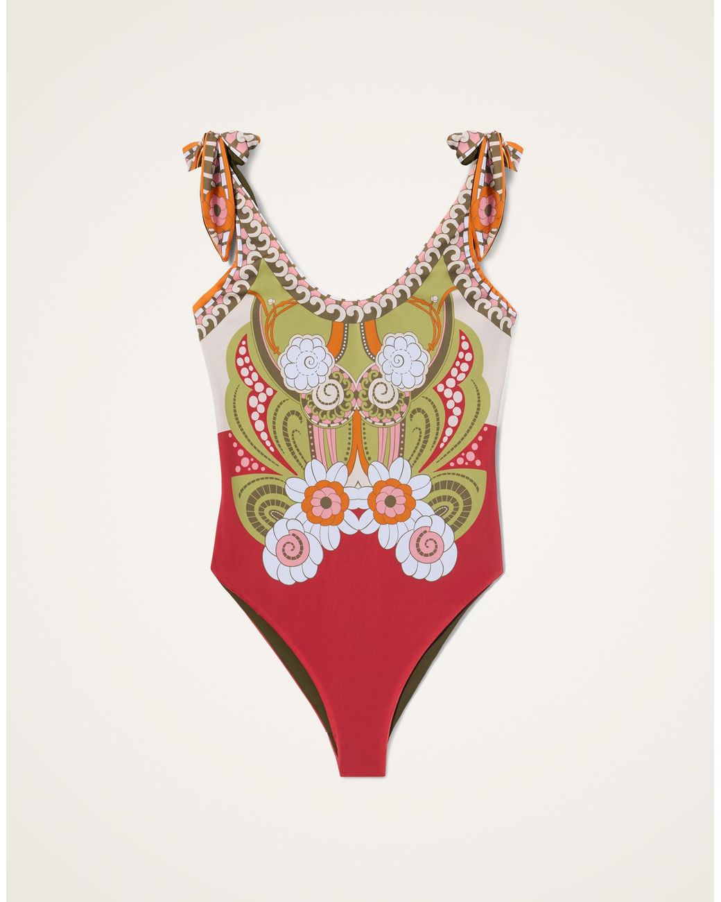 LaDoubleJ Red Pammy Reversible Suit