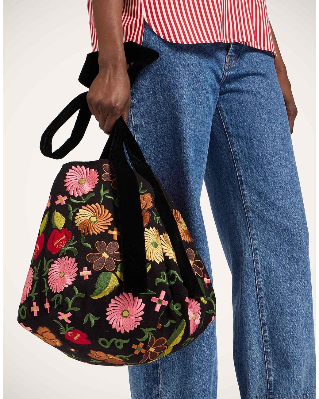 LaDoubleJ Multicolor Soft Bag