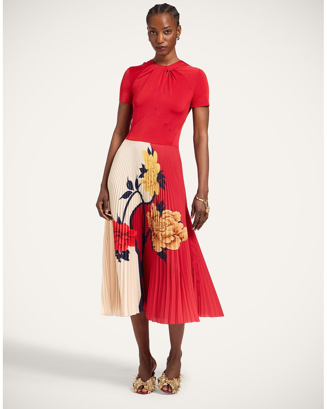 LaDoubleJ Red Chignon Dress