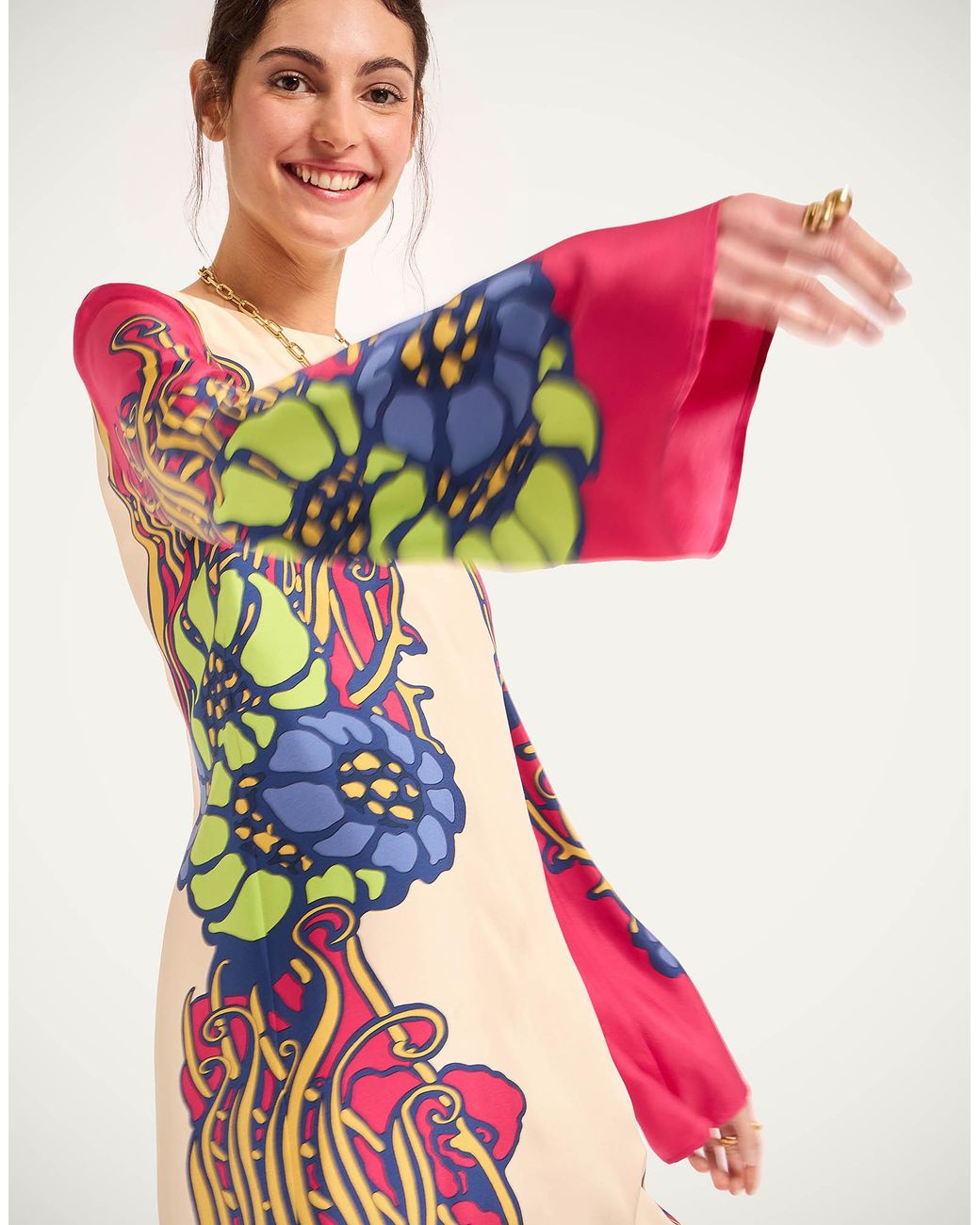 LaDoubleJ Pink Mini Supreme Swing Dress