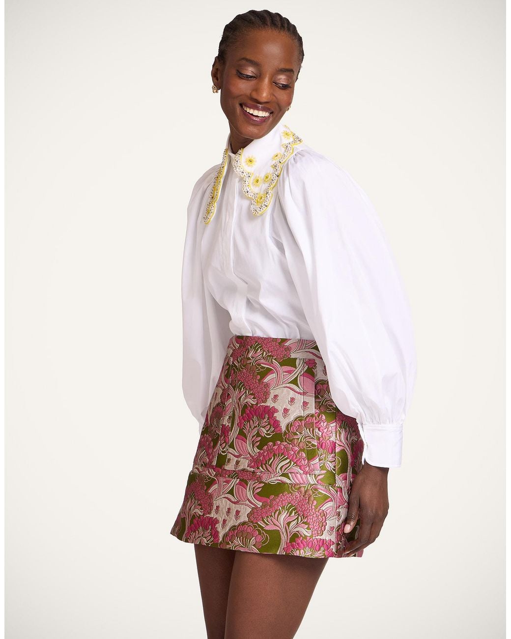 LaDoubleJ Natural Short Skirt