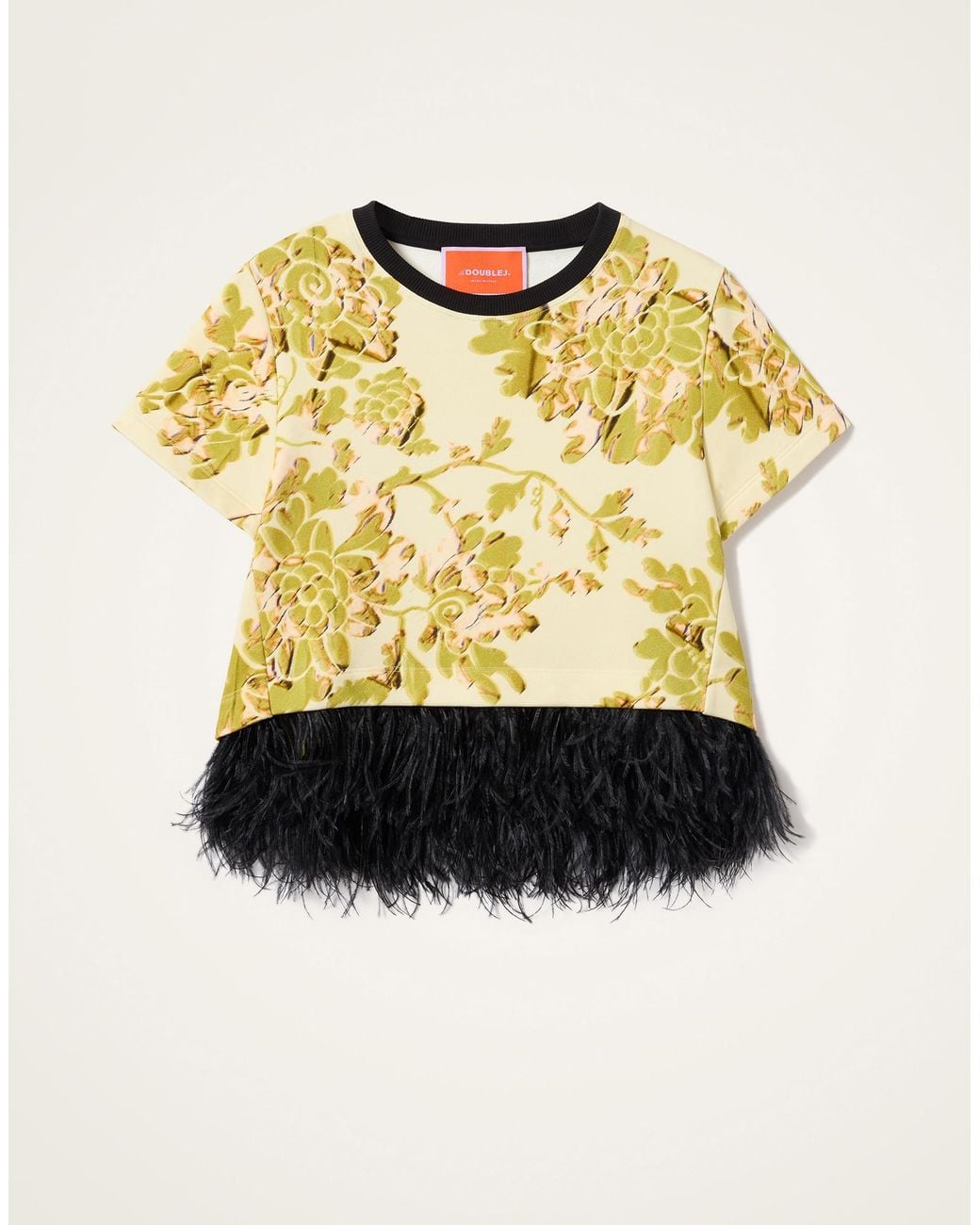 LaDoubleJ Yellow La Scala Tee