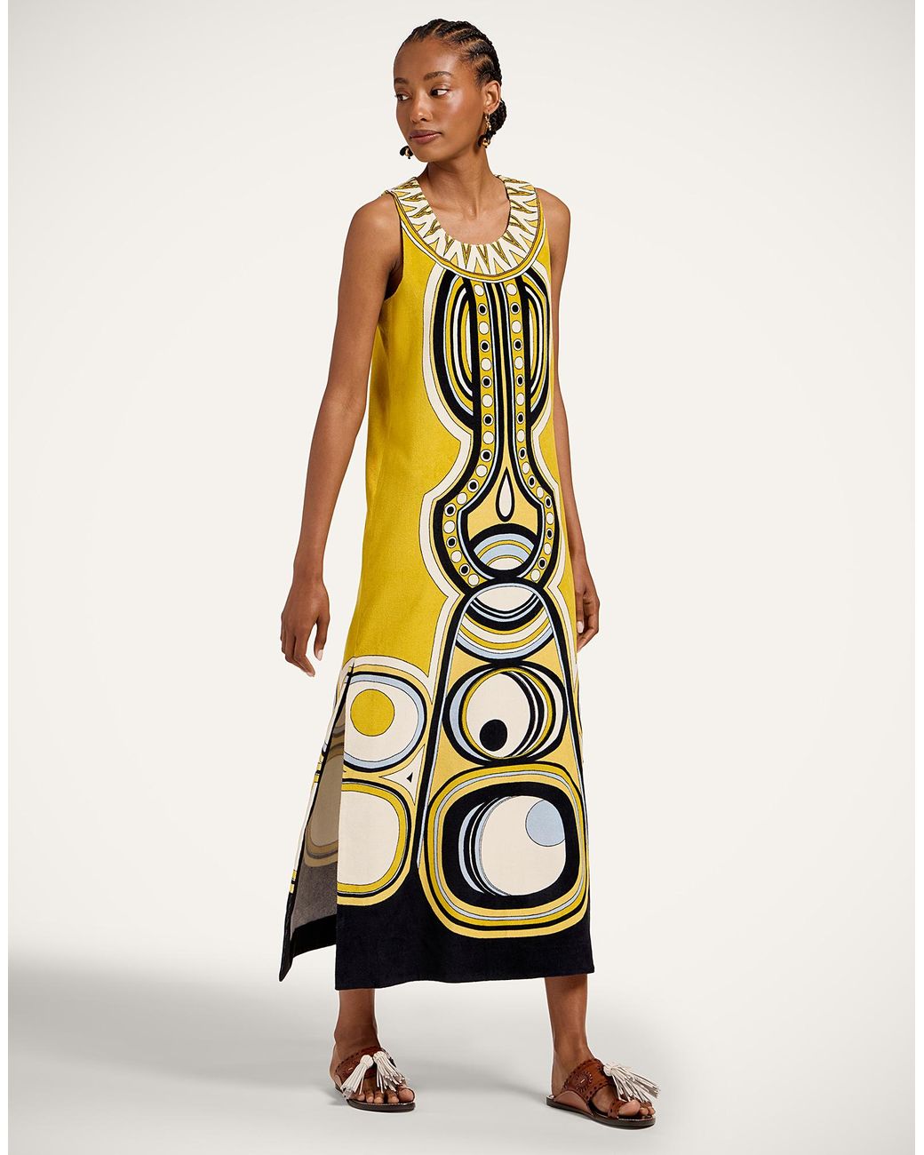 LaDoubleJ White Totem Dress