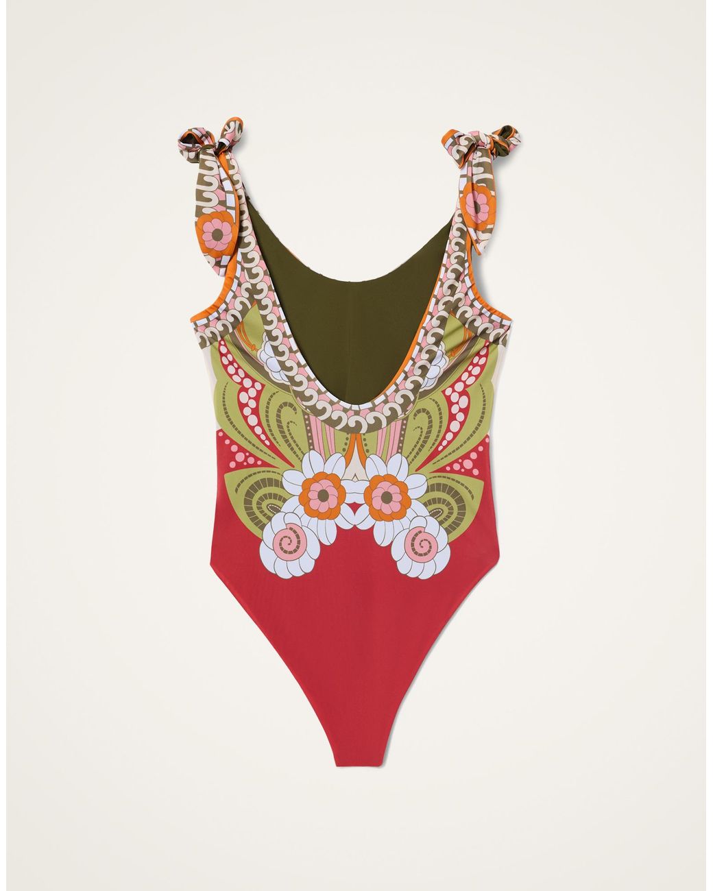 LaDoubleJ Red Pammy Reversible Suit