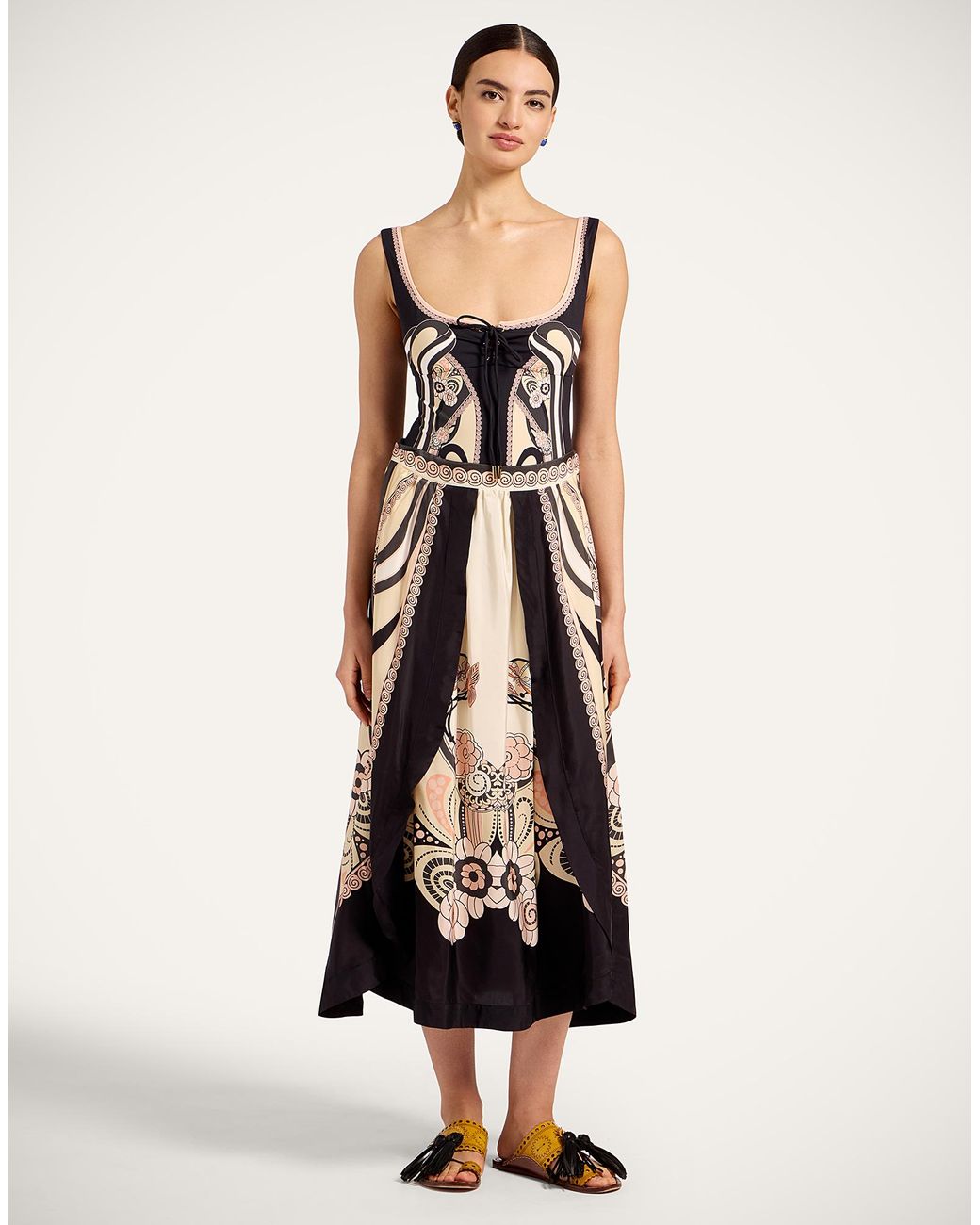 LaDoubleJ Natural Sleeveless Sunset Suit