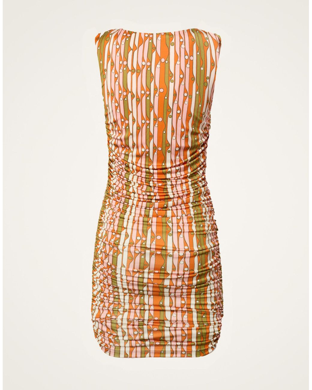 LaDoubleJ Metallic Bandage Mini Dress