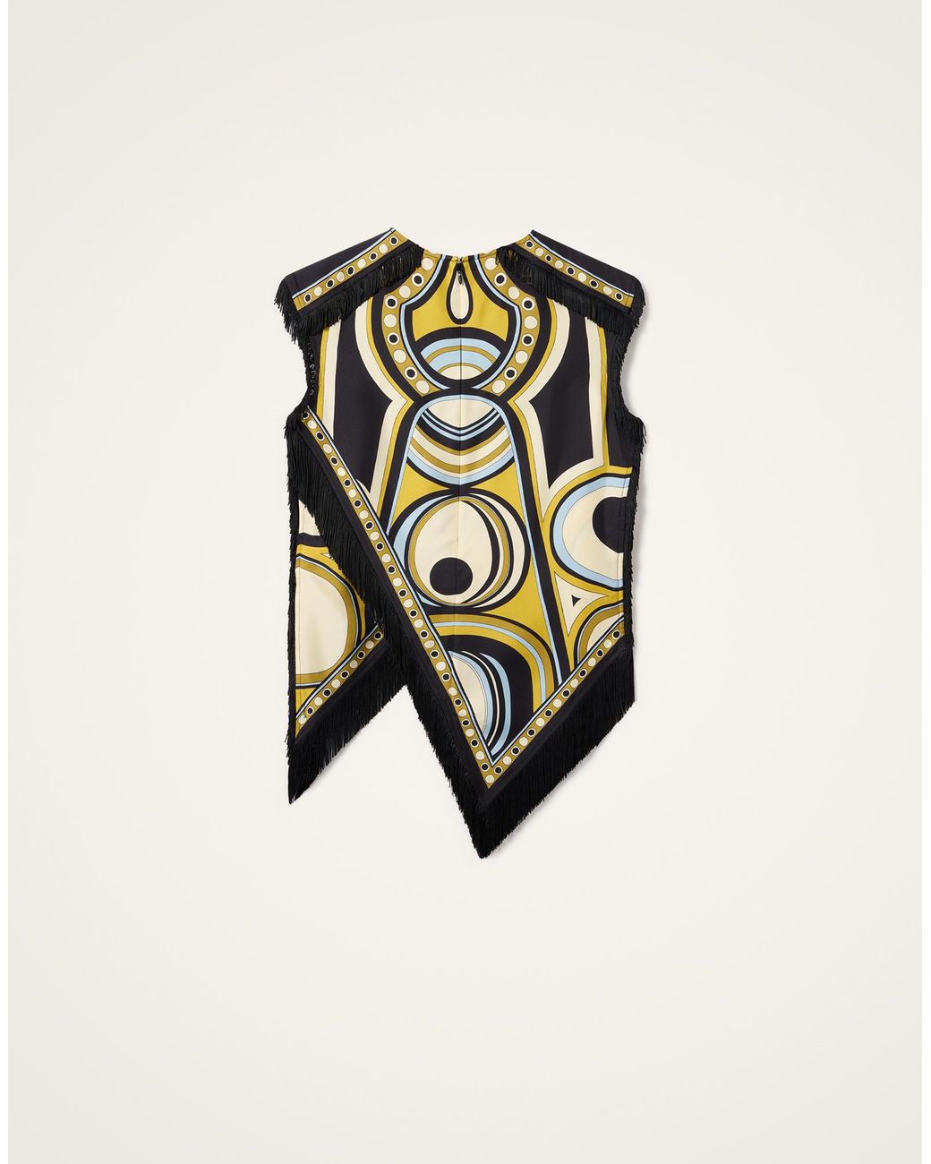 LaDoubleJ Multicolor Scarf Top