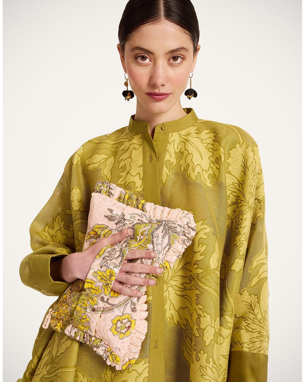 LaDoubleJ Yellow Hand Pochette