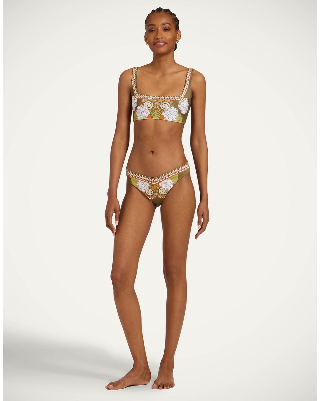 LaDoubleJ Multicolor Pammy Bikini Top
