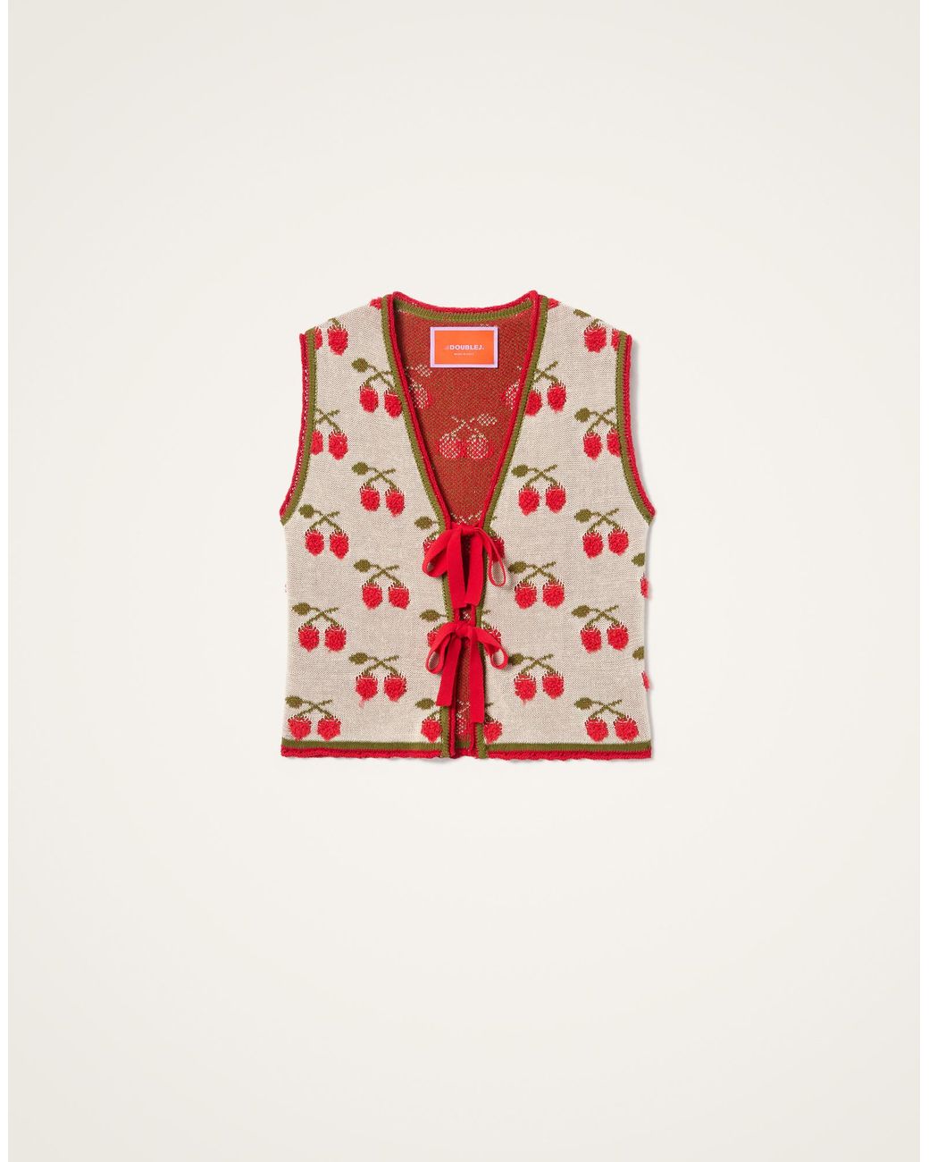 LaDoubleJ Red Cherry Gilet