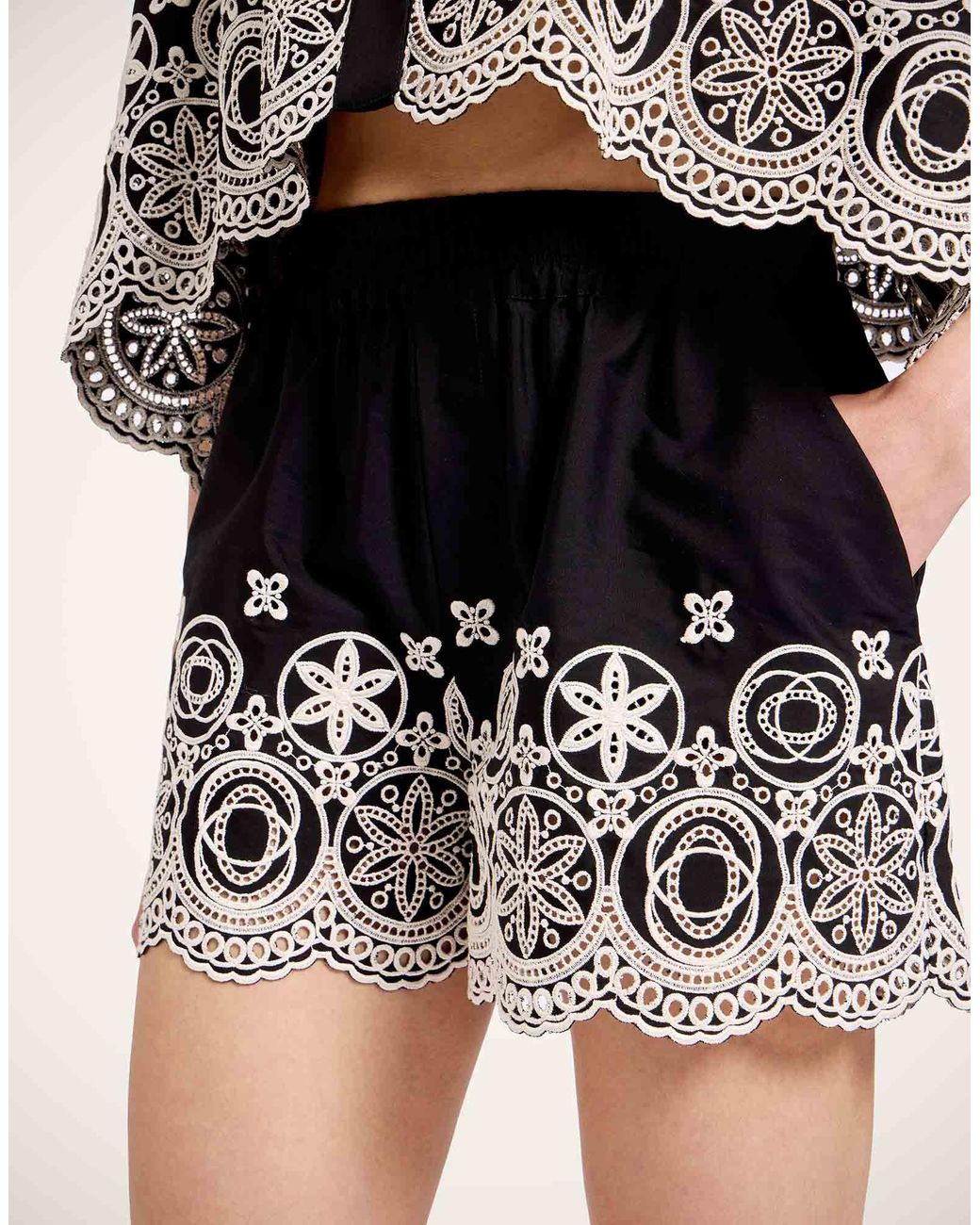 LaDoubleJ Multicolor Pull-Up Shorts