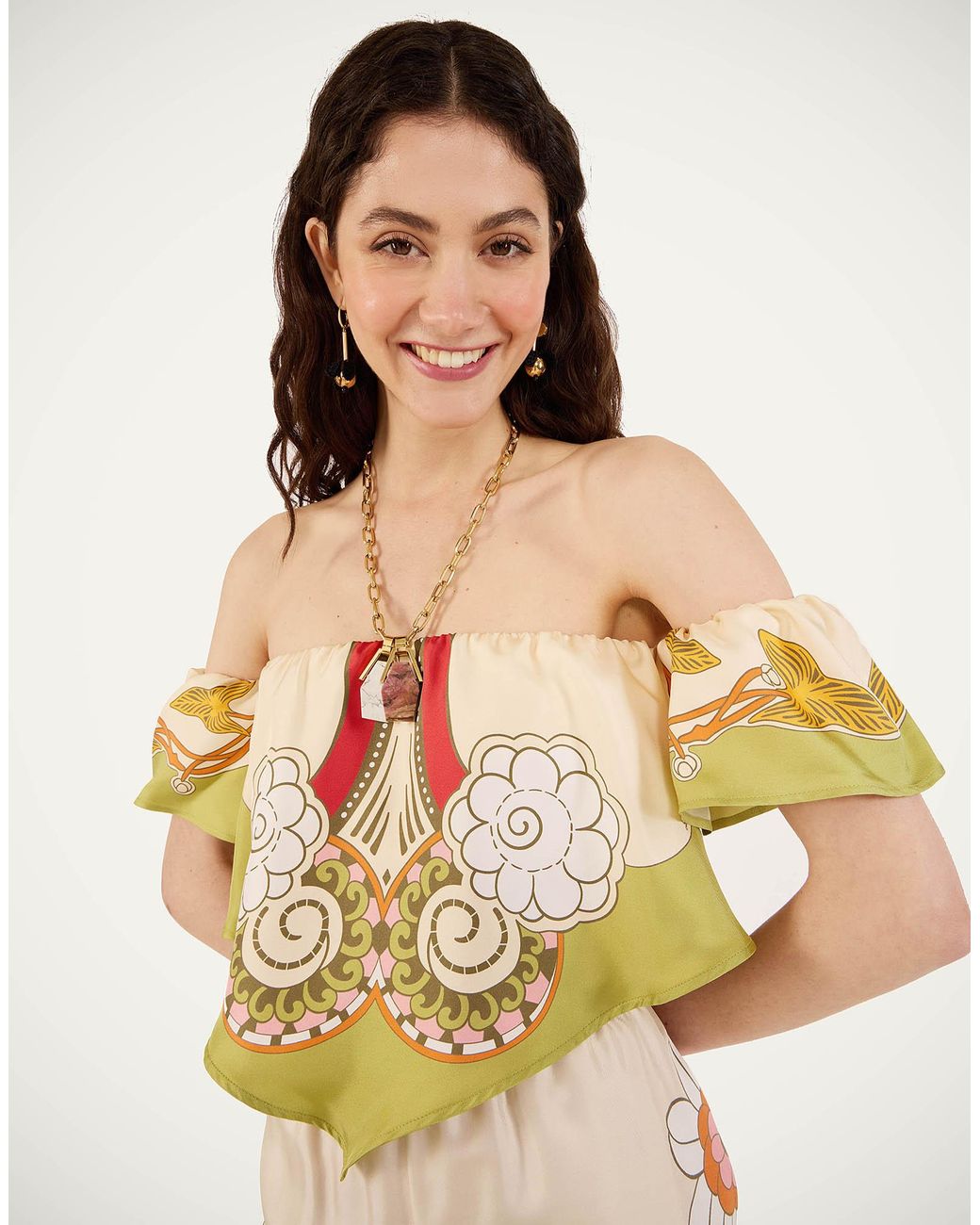 LaDoubleJ Yellow Sand Dollar Top