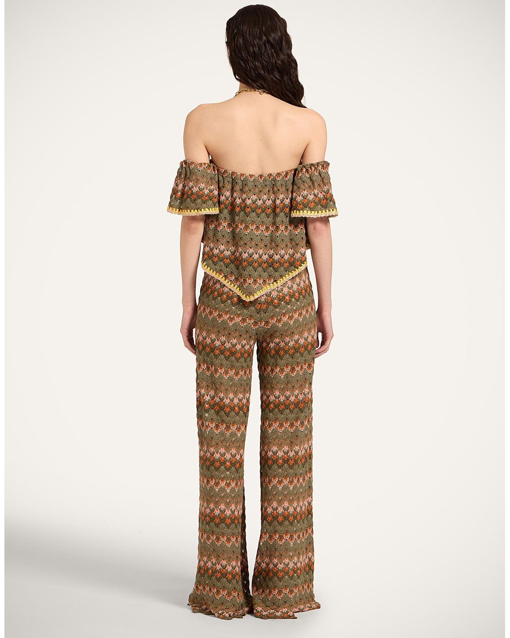LaDoubleJ Natural Palazzo Pants