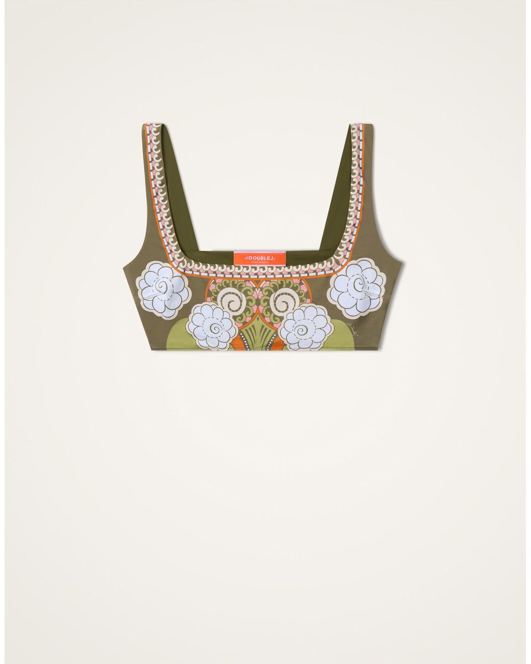 LaDoubleJ Multicolor Pammy Bikini Top