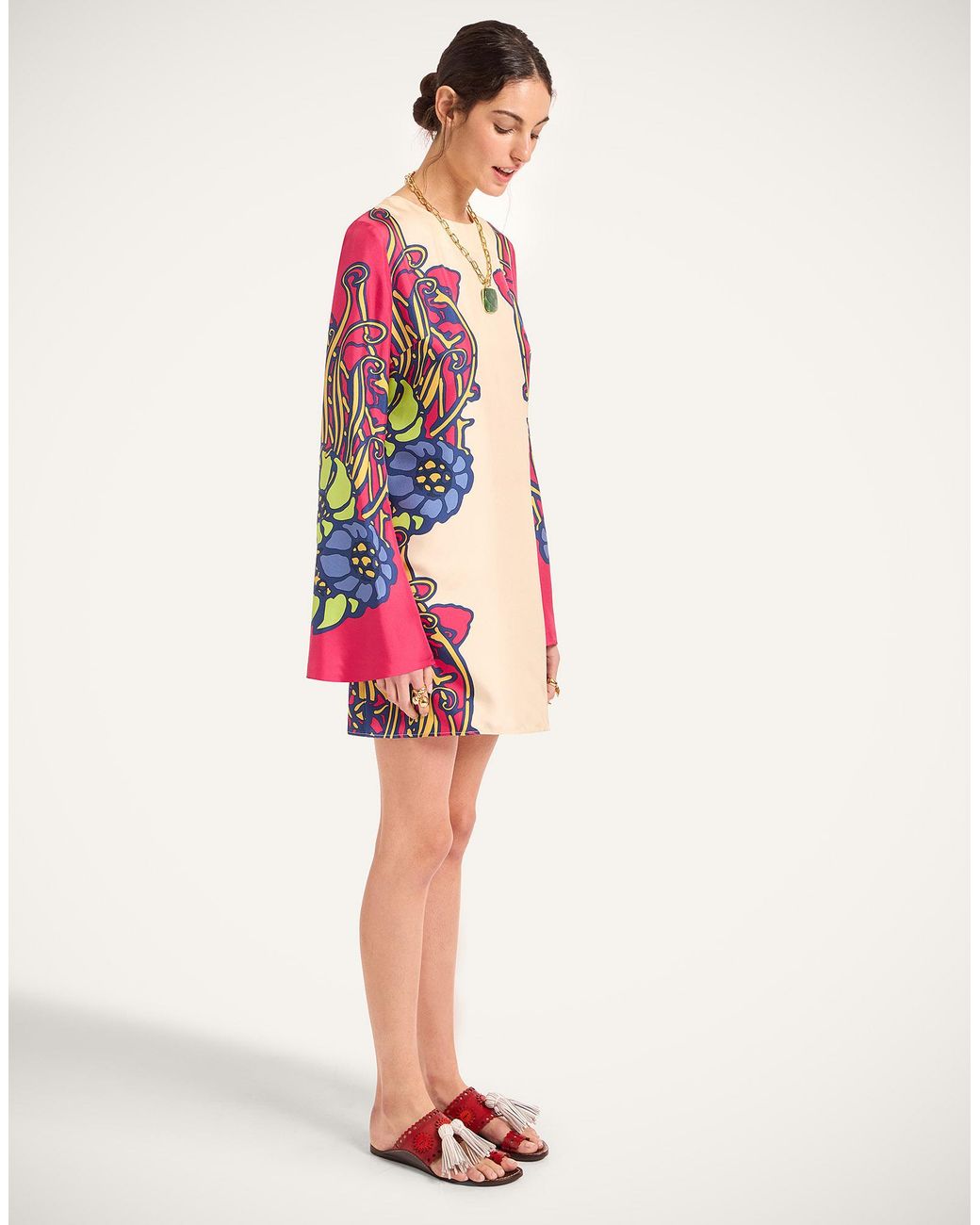 LaDoubleJ Pink Mini Supreme Swing Dress