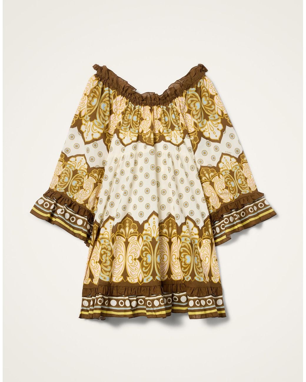 LaDoubleJ Natural Boho Mini Dress