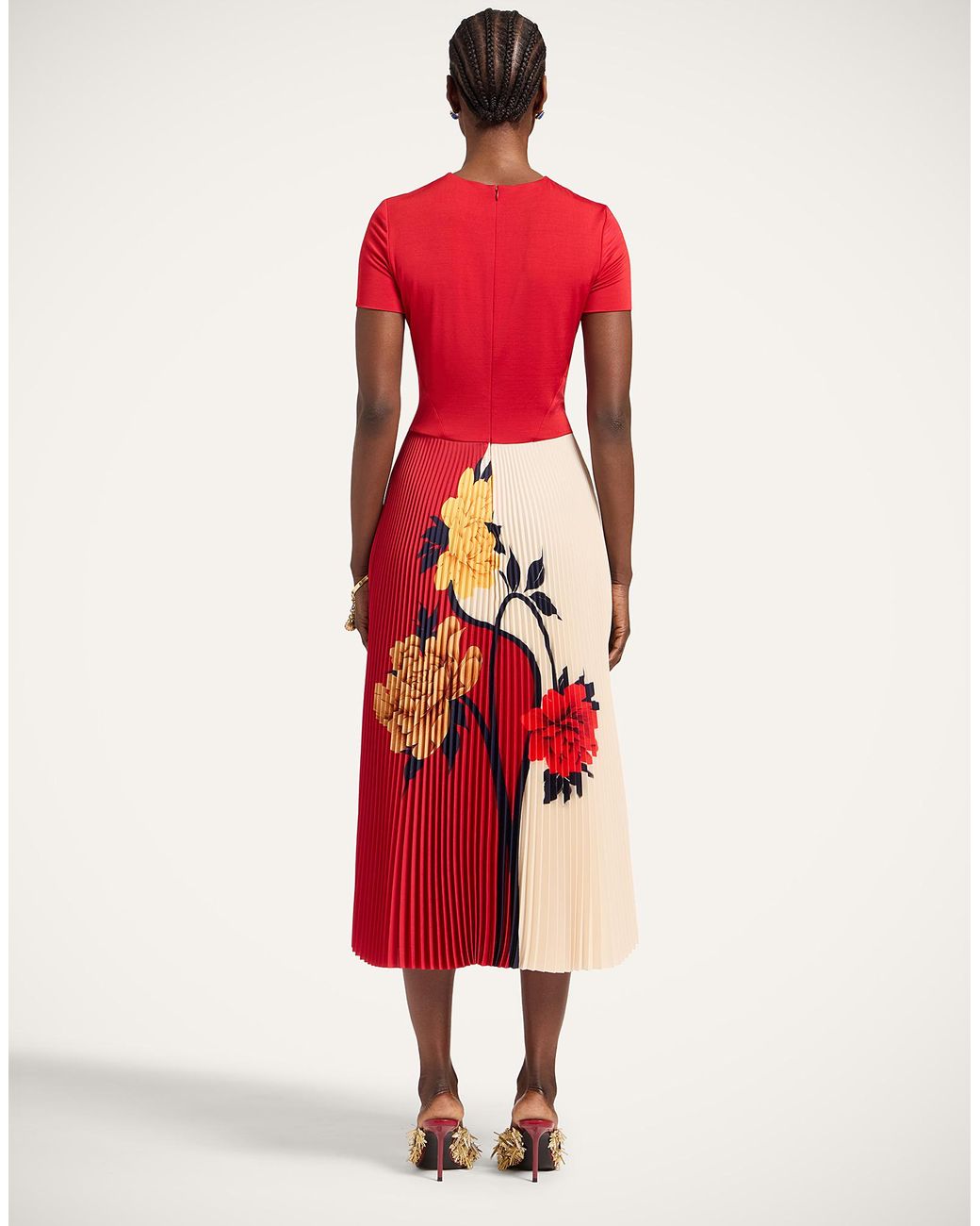 LaDoubleJ Red Chignon Dress