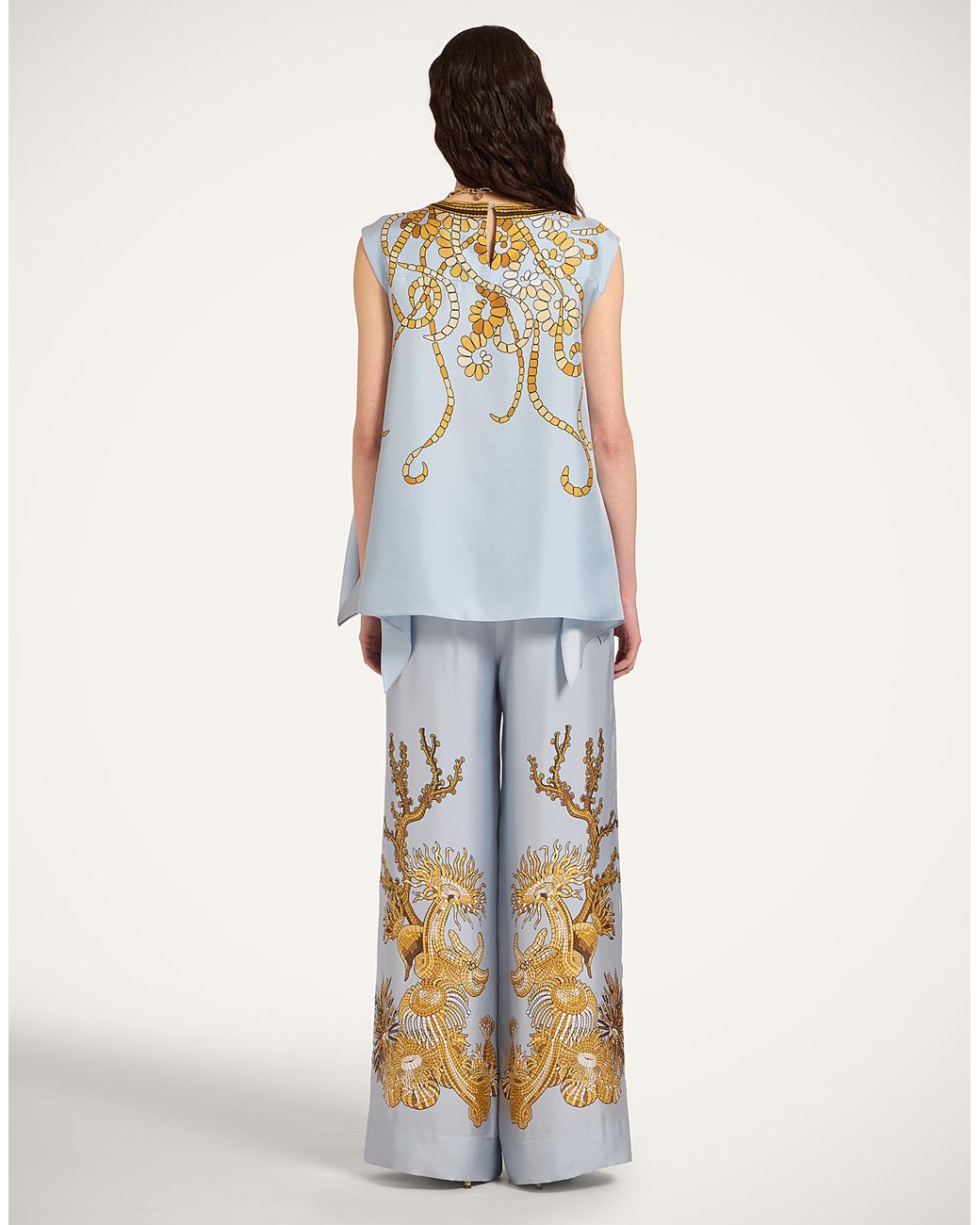 LaDoubleJ Blue Palazzo Pants
