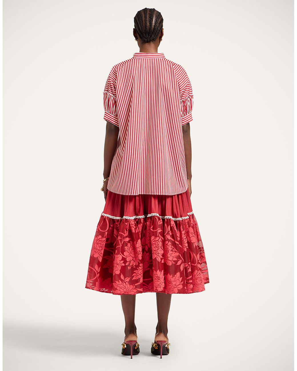 LaDoubleJ Red Countess Skirt
