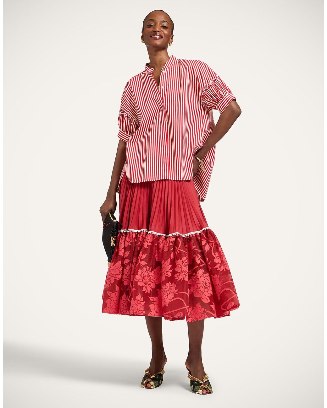 LaDoubleJ Red Countess Skirt