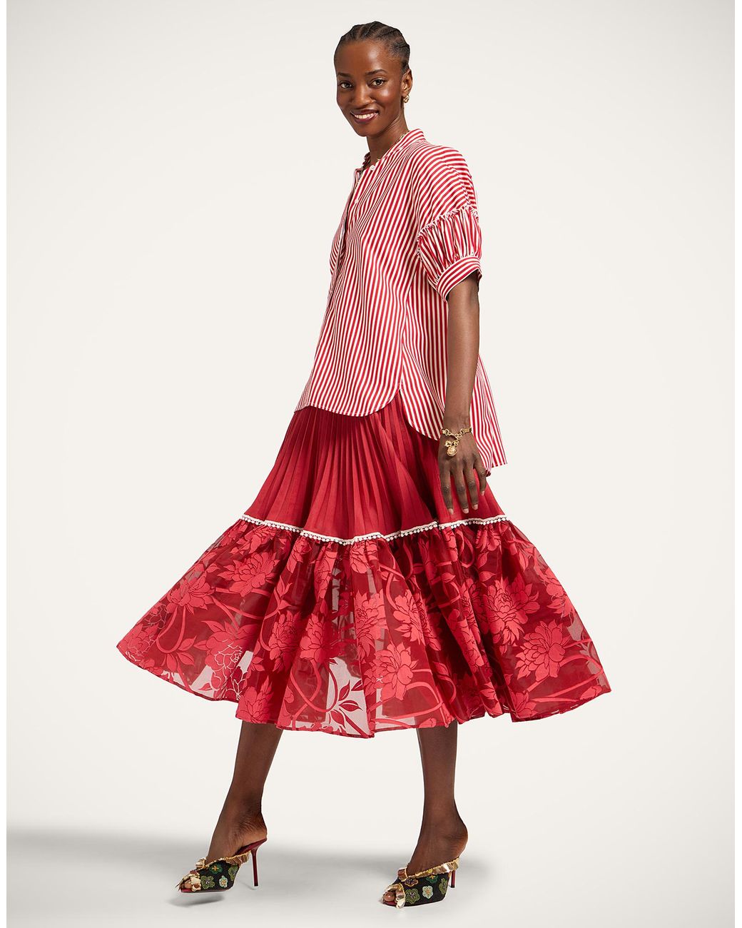 LaDoubleJ Red Countess Skirt