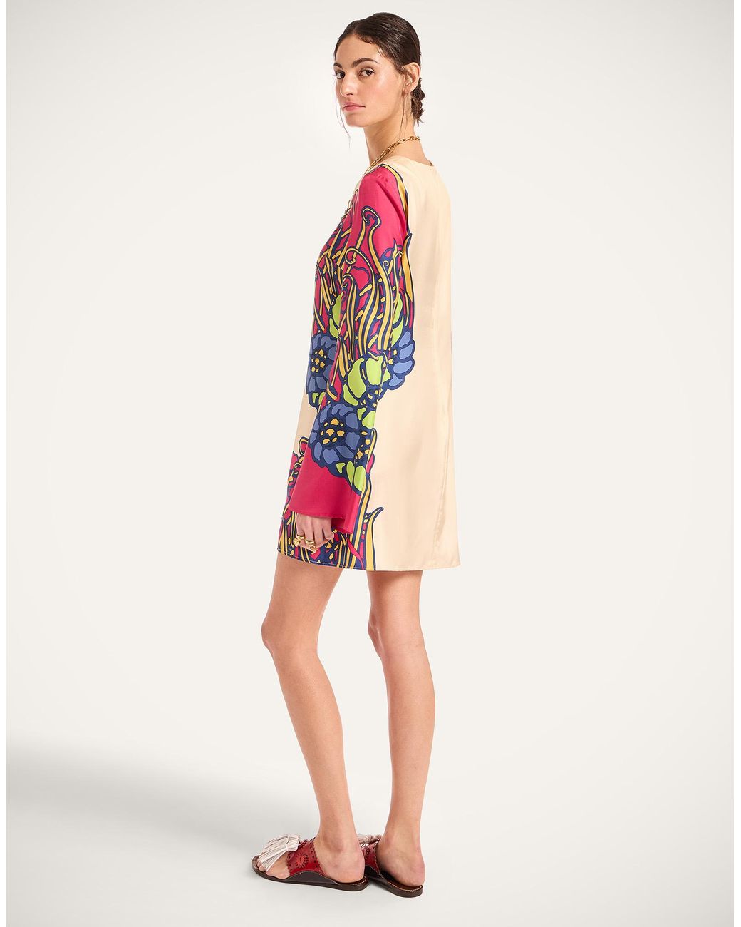 LaDoubleJ Pink Mini Supreme Swing Dress