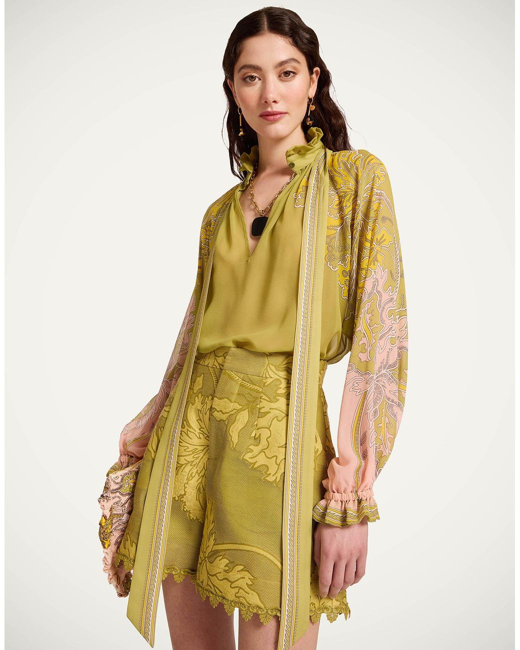 LaDoubleJ Yellow Cerere Blouse