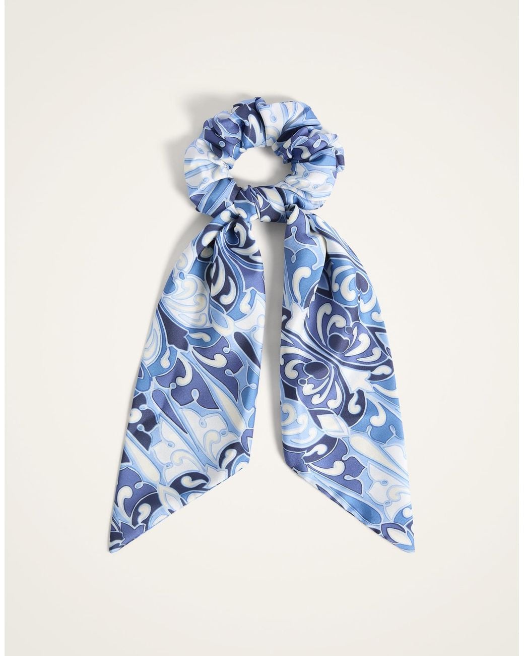 LaDoubleJ Blue Bow Scrunchie