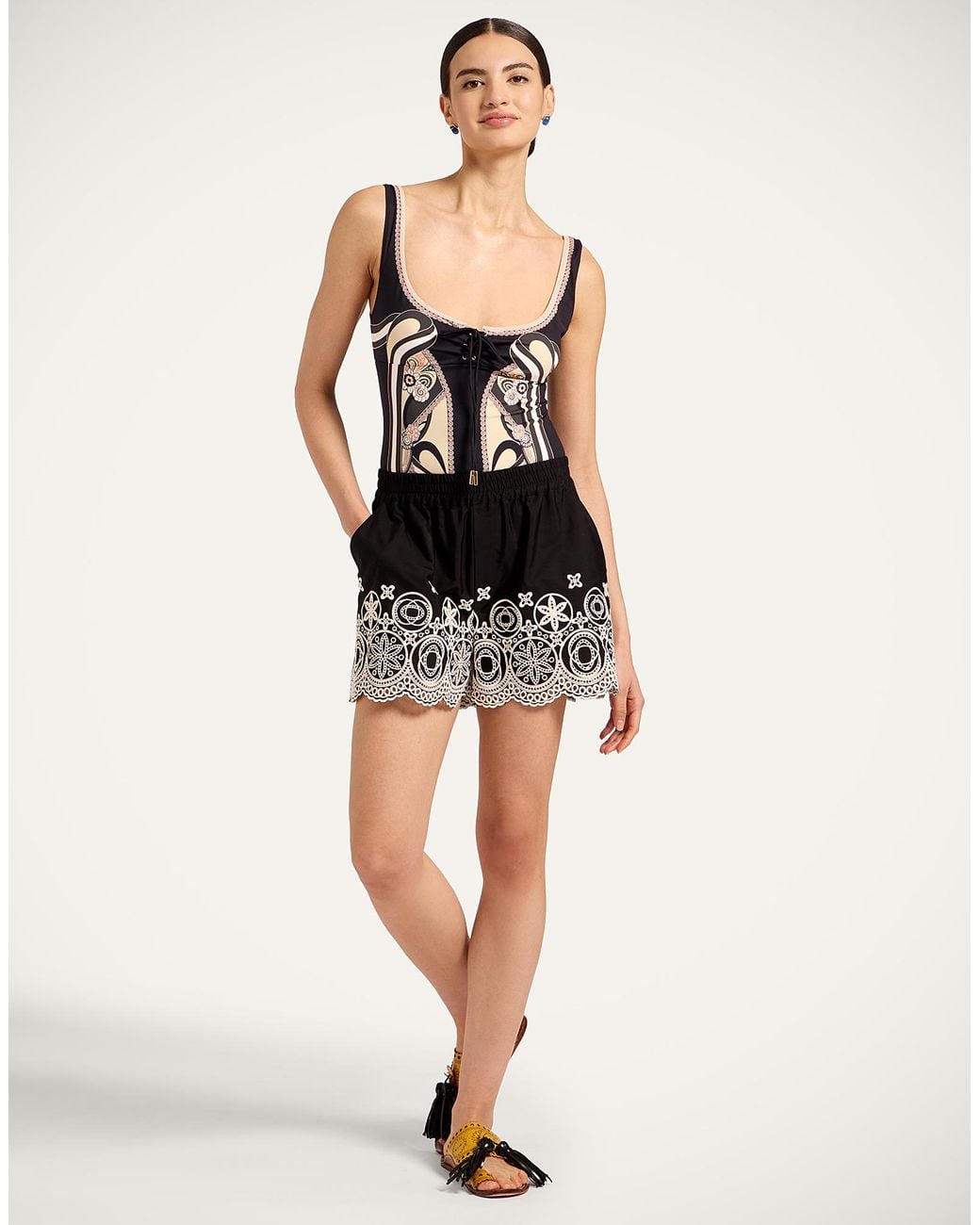 LaDoubleJ Natural Sleeveless Sunset Suit