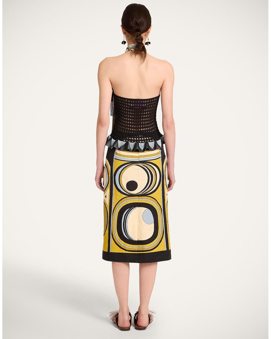 LaDoubleJ White Pencil Skirt