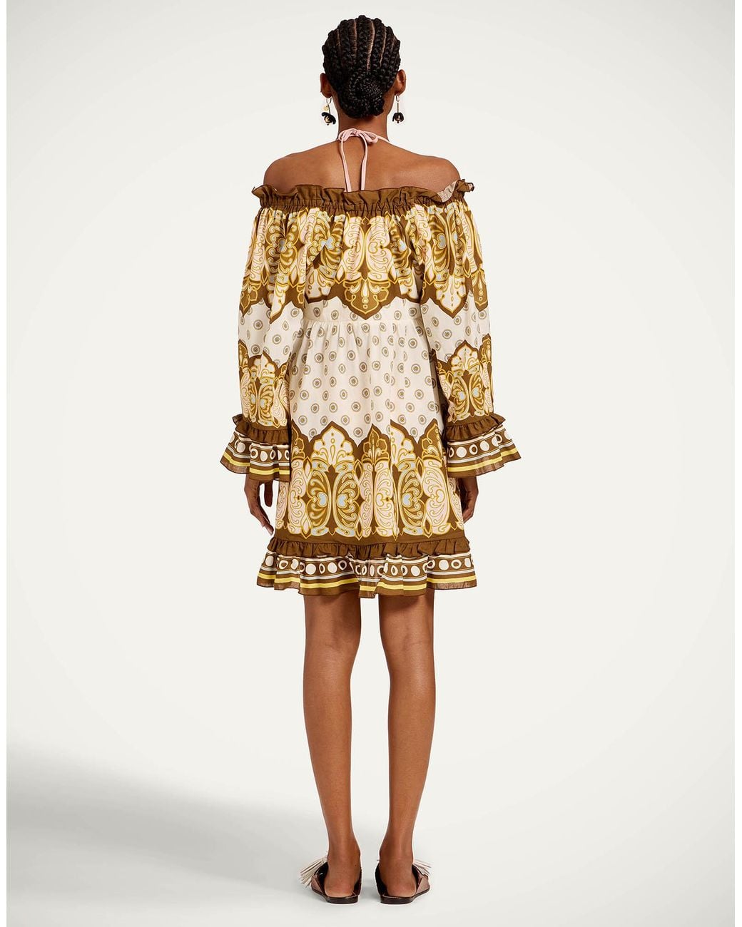 LaDoubleJ Natural Boho Mini Dress