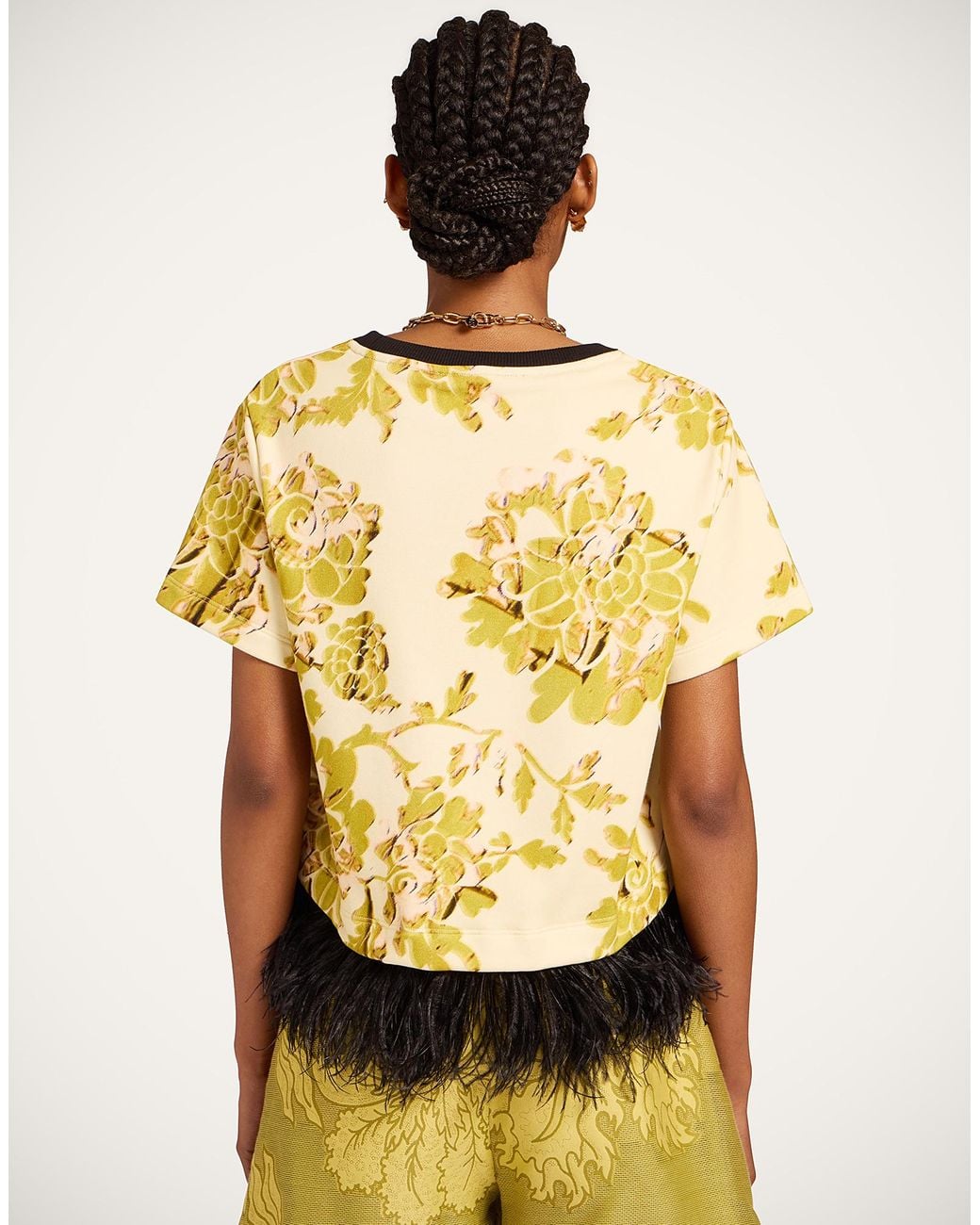 LaDoubleJ Yellow La Scala Tee
