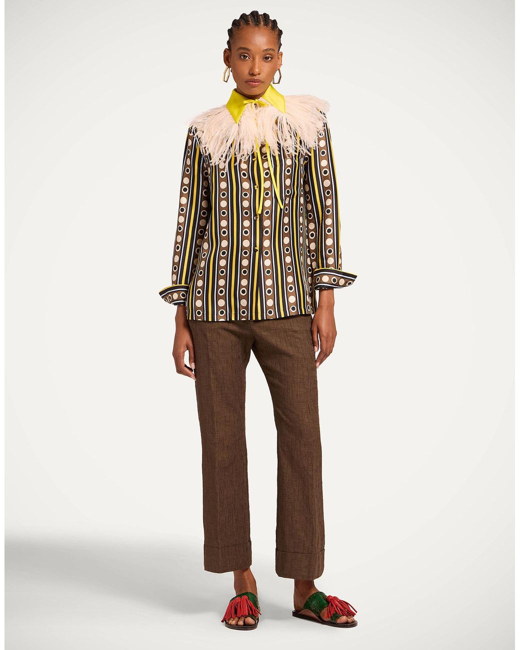 LaDoubleJ Natural Hendrix Pants