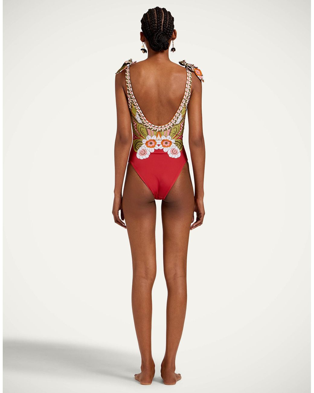 LaDoubleJ Red Pammy Reversible Suit