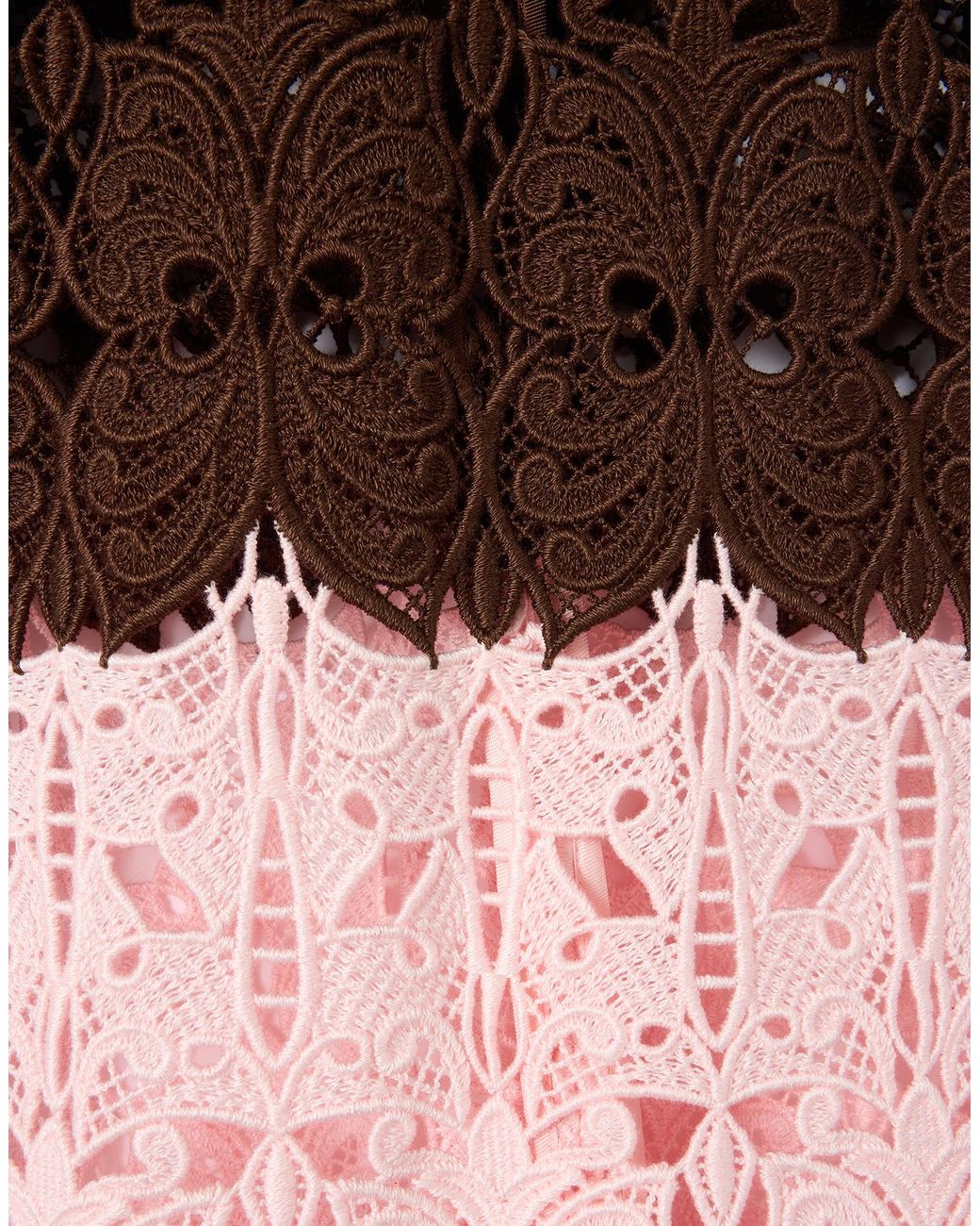 LaDoubleJ Brown Lacey Make An Exit Top