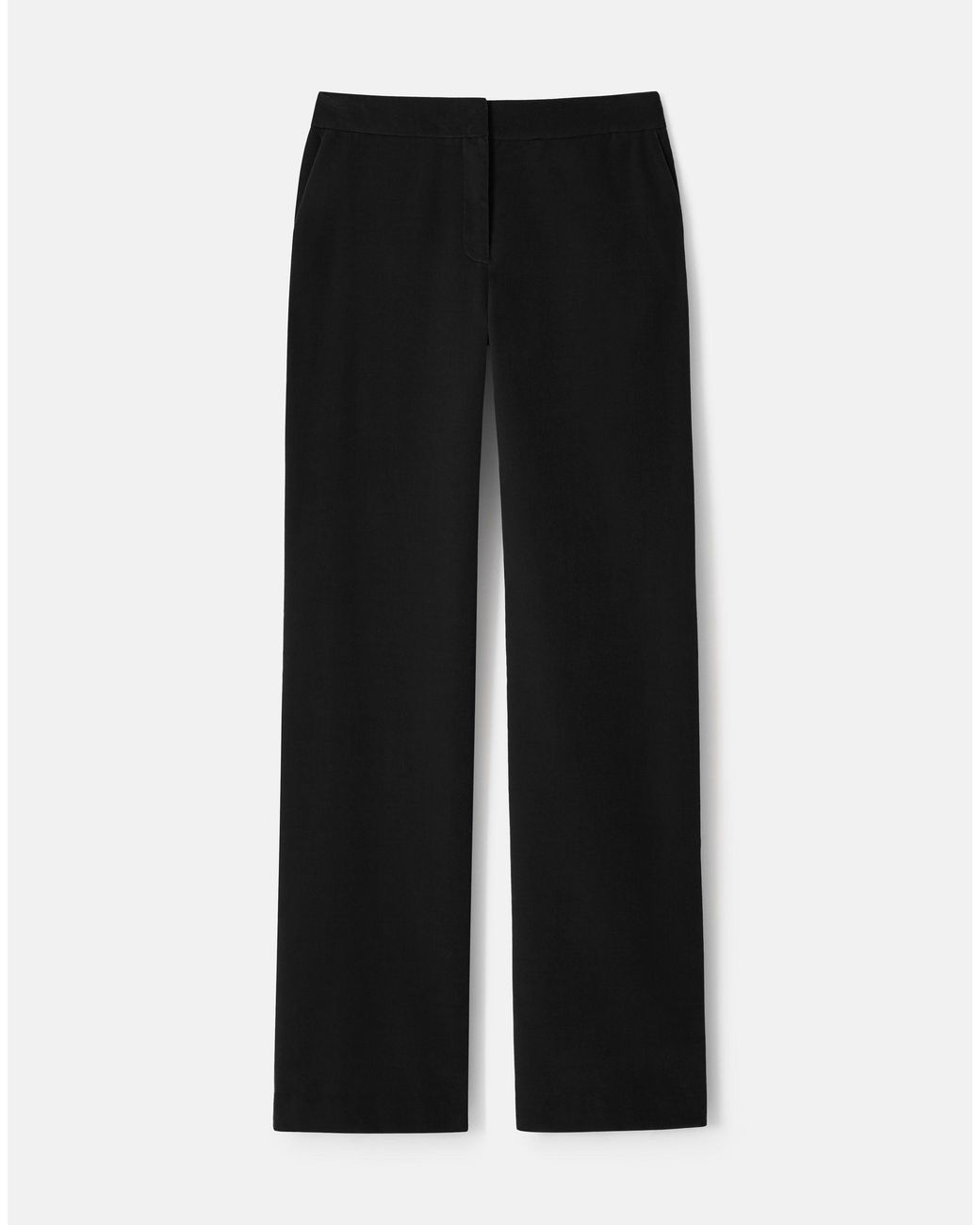 Lafayette 148 New York Cotton Velvet High Rise Straight Leg Pants in ...