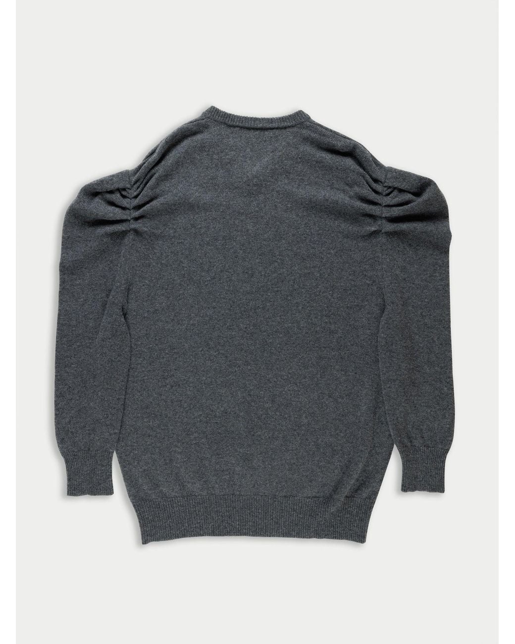 La Fetiche Gray Victor V-Neck Sweater