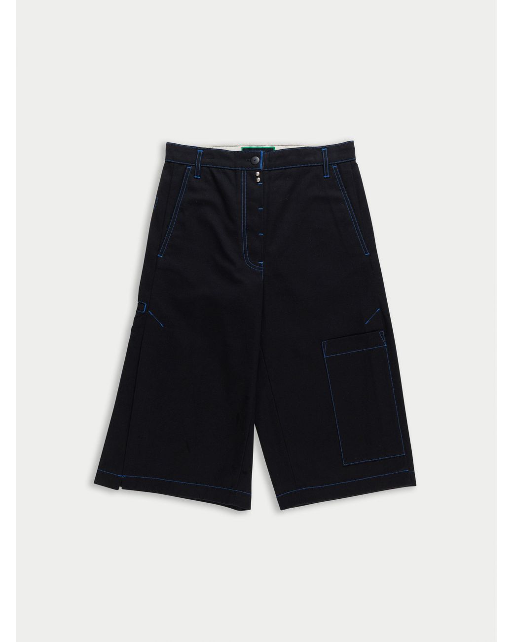 La Fetiche Blue Laura Cotton Panama Culottes