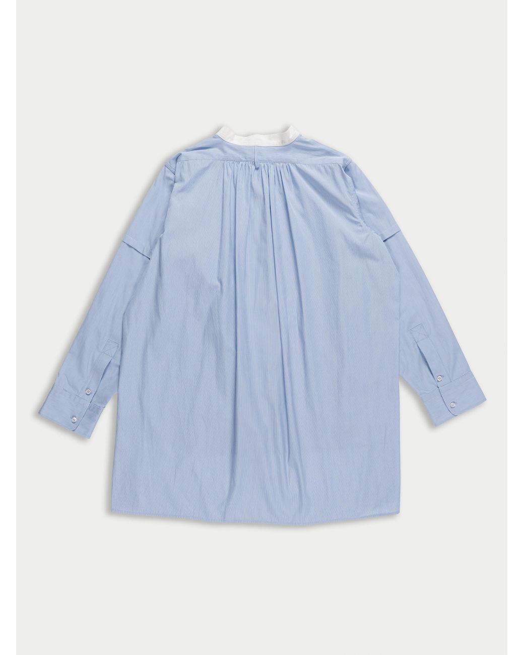 La Fetiche Blue Lou Traditional Striped Overshirt