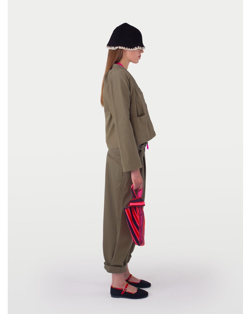 La Fetiche Red Ginger Kimono Jacket