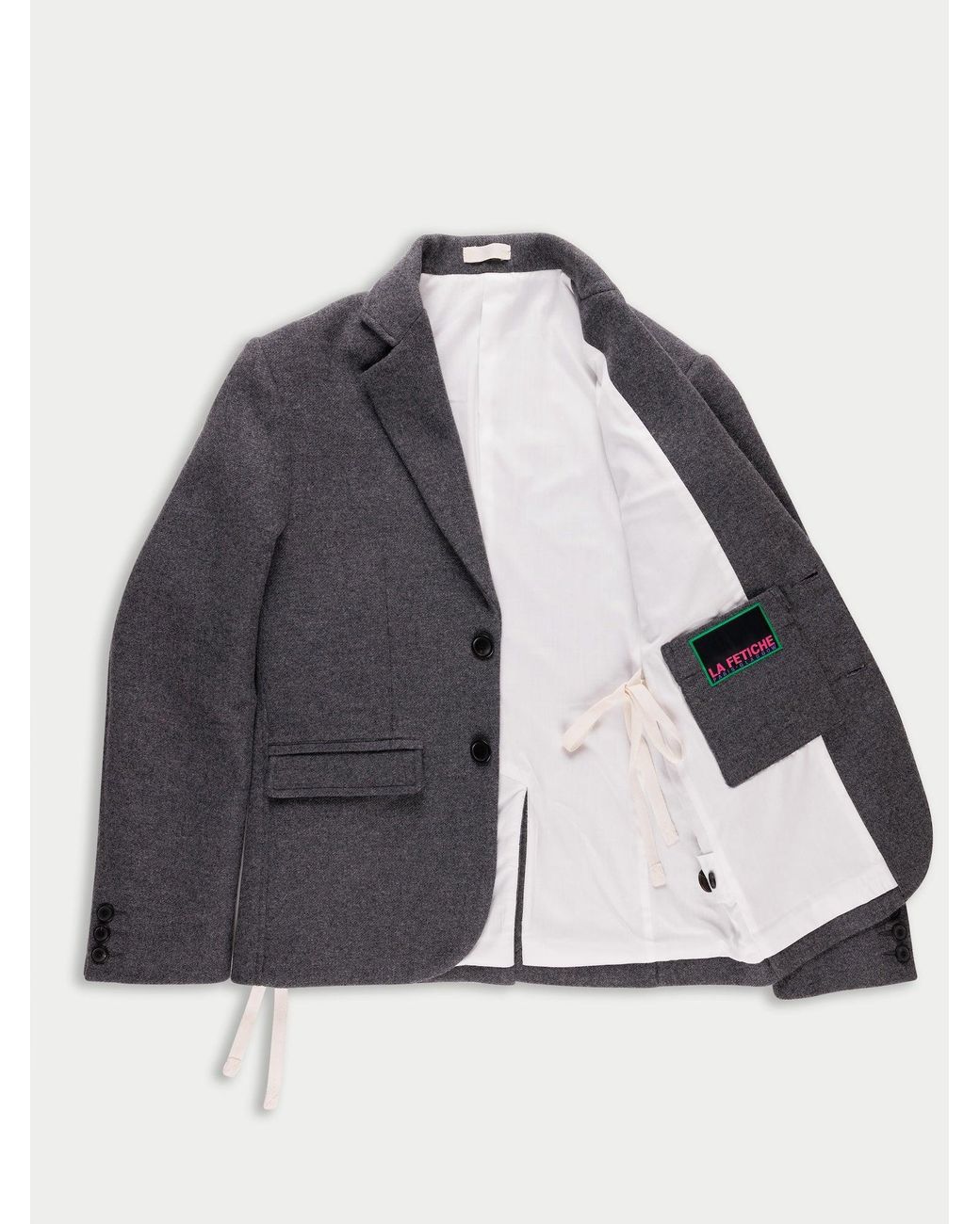 La Fetiche Blue Annie X Oversized Tailored Jacket