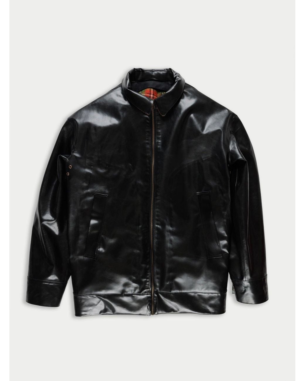 La Fetiche Red Jaime X Reversible Bomber Jacket