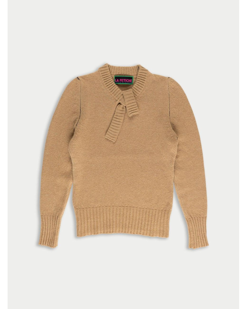 La Fetiche Natural Gloria Crew Neck Sweater