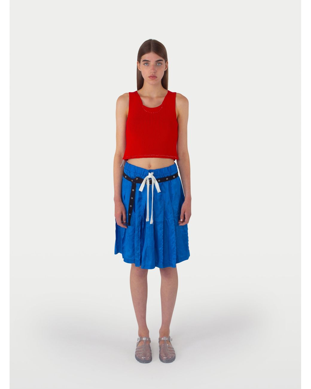 La Fetiche Red Axel Vest Top