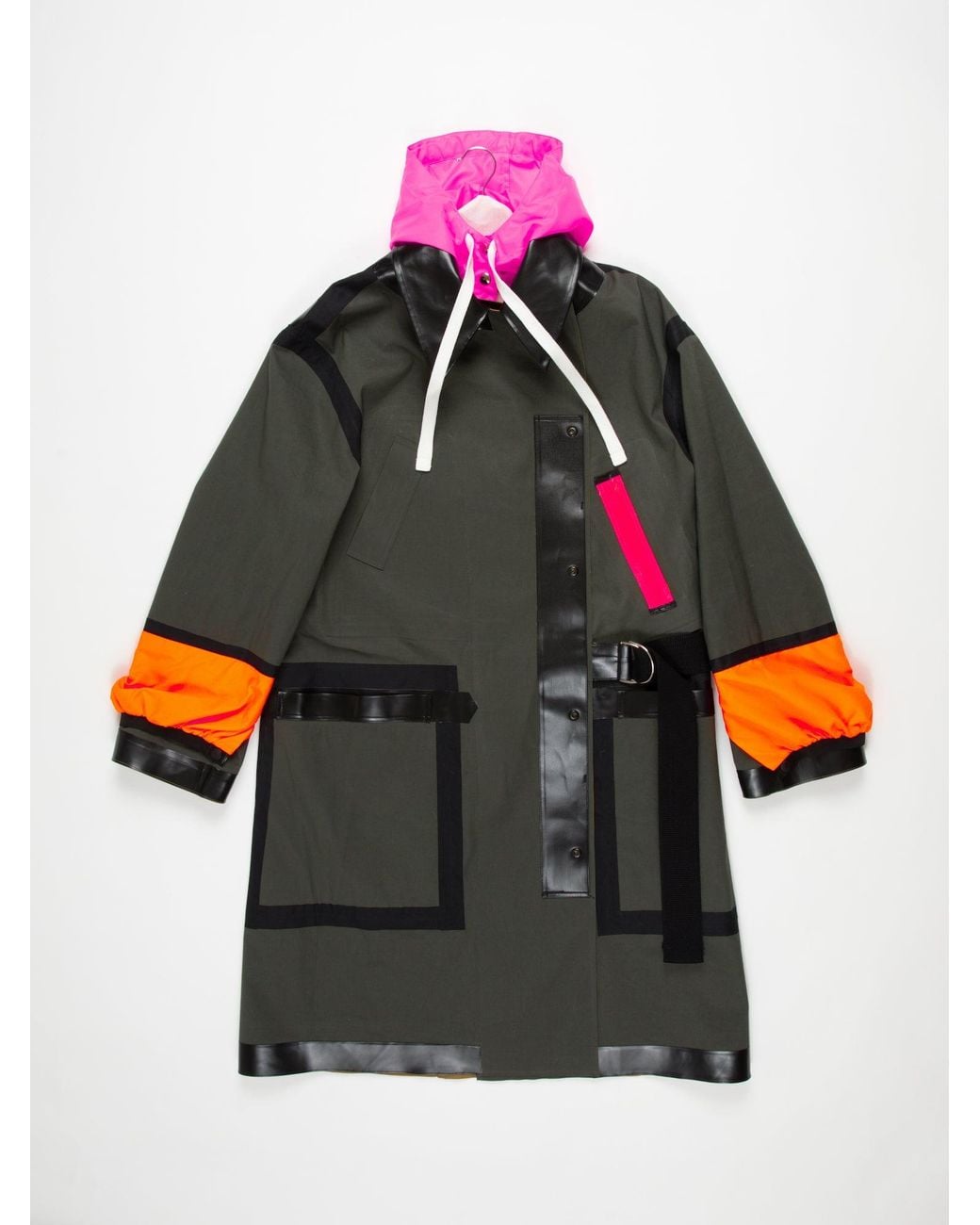 La Fetiche Multicolor Ryder Traditional Waterproof Trench Coat