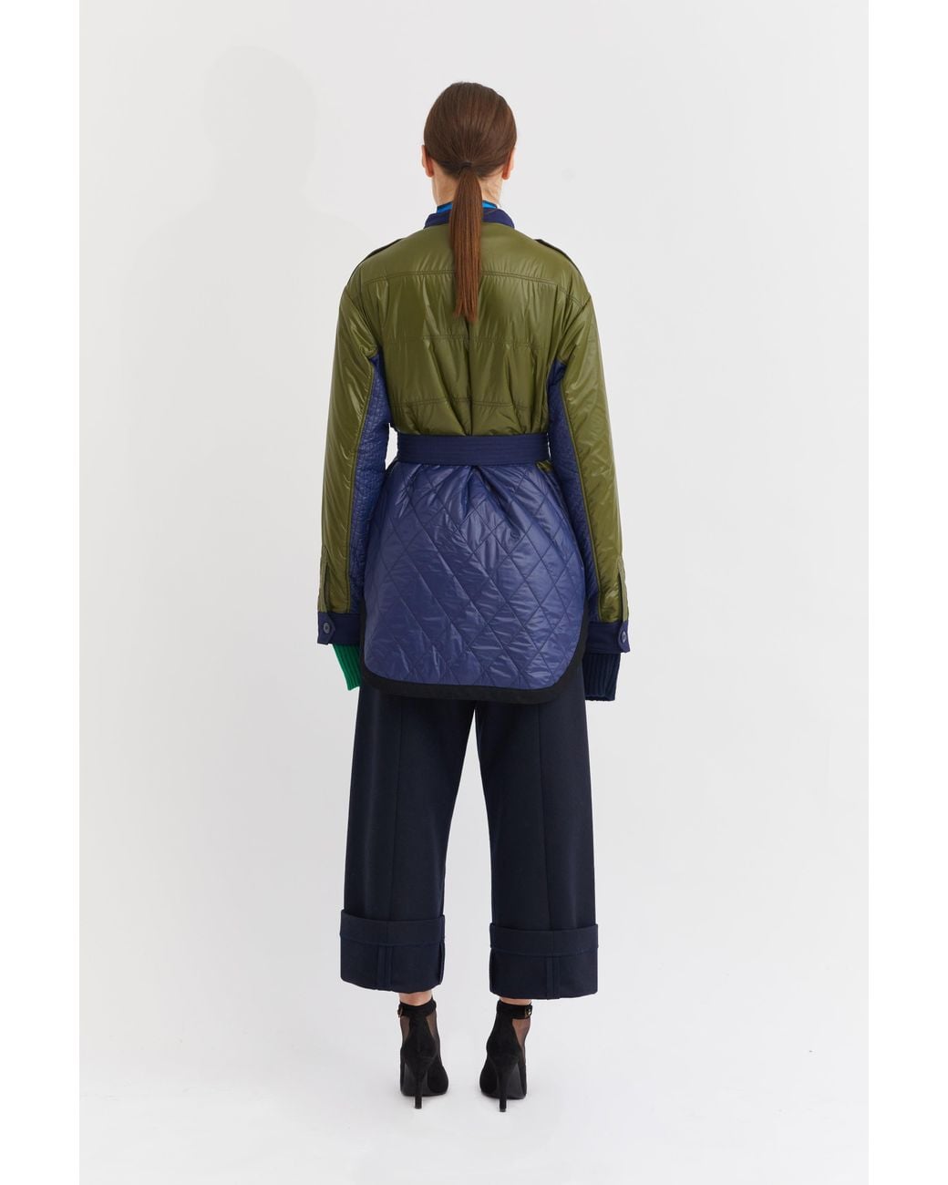 La Fetiche Blue Orson Nylon Padded Jacket